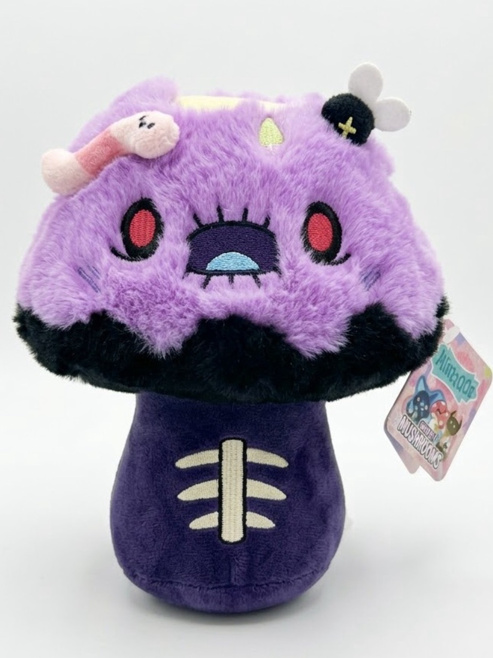 Alter Ego Purple Mushroom  8” Plush Toy - Cute Kawaii Kids Toy